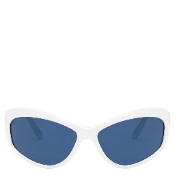 White Resin Sunglasses