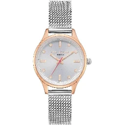 Silver Stainless Steel Dress Watch