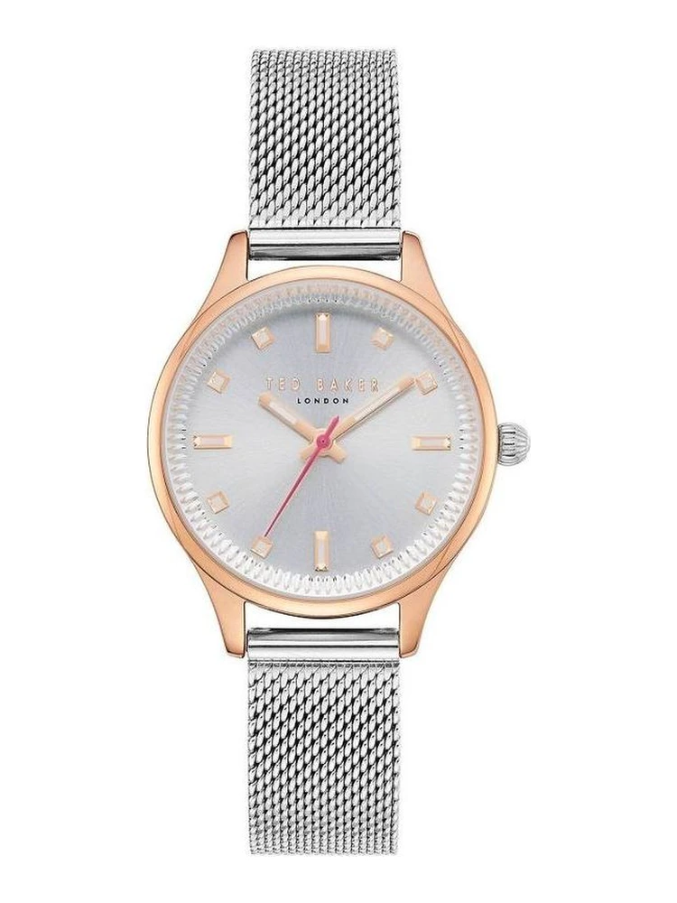 Silver Stainless Steel Dress Watch