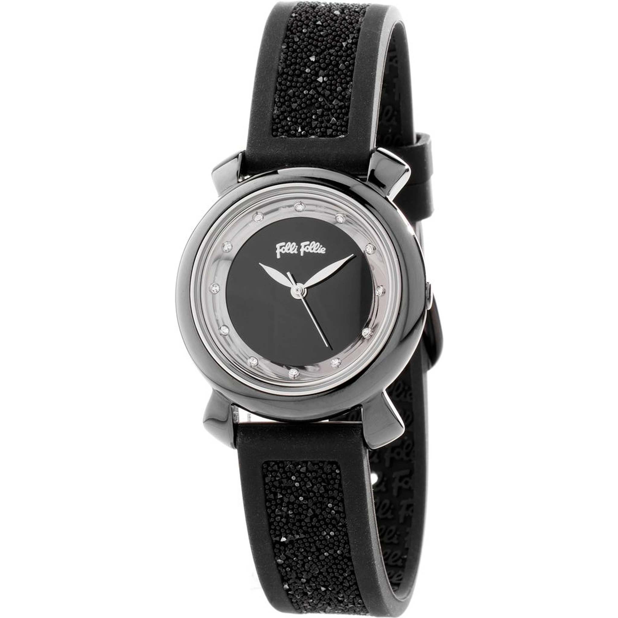 Black Plastic Dress Watch