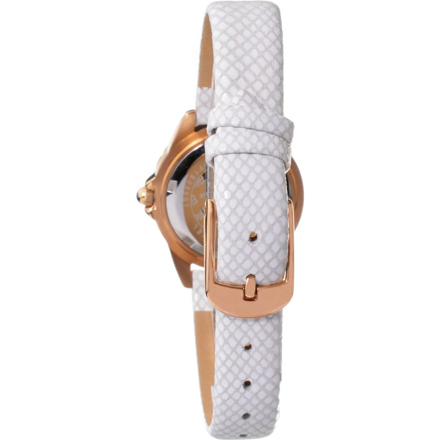 White Leather Dress Watch