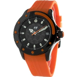Orange Plastic Sport Watch