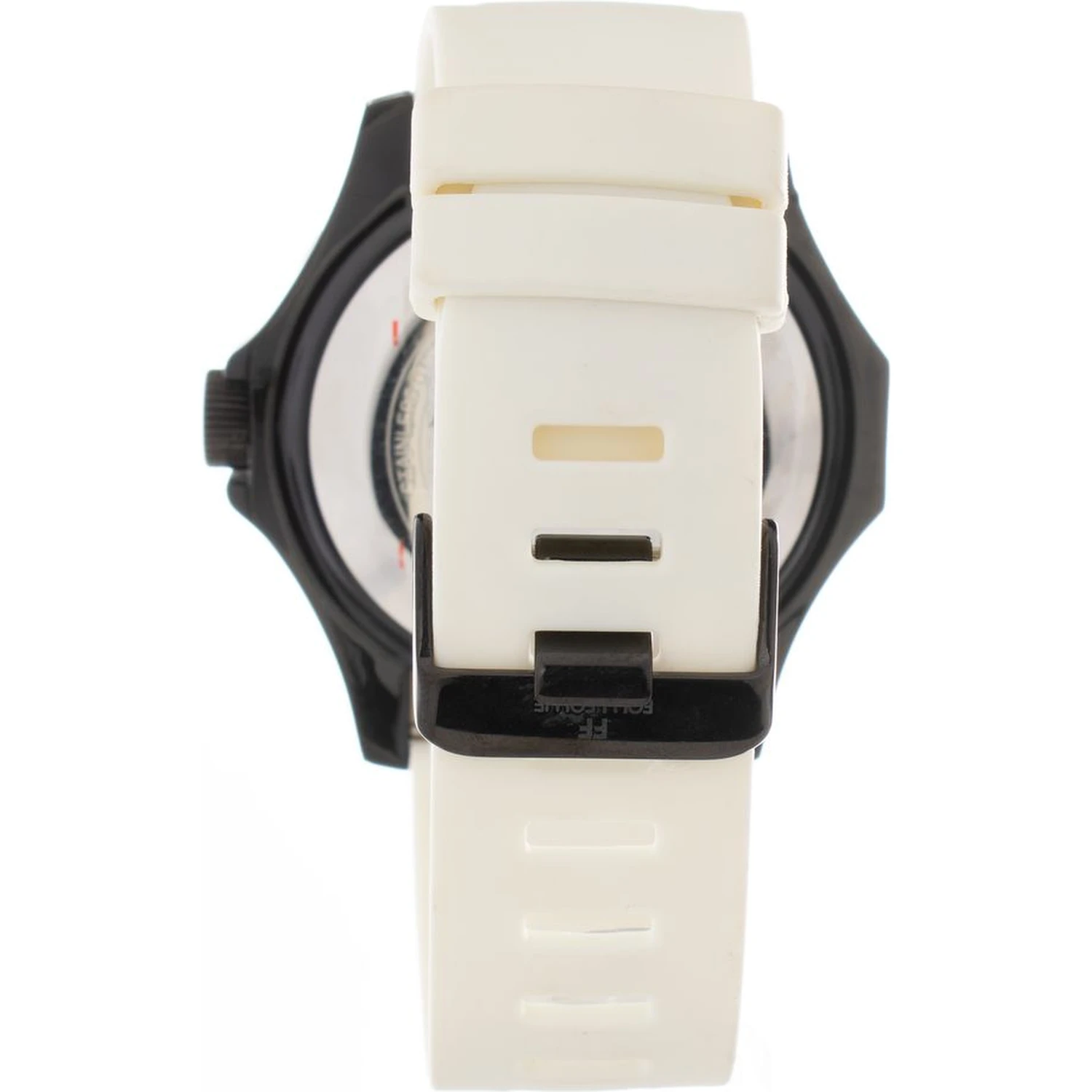 ساعة رياضية بيضاء صناعية