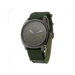 Green Leather Dress Watch