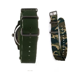 Green Leather Dress Watch