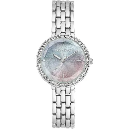 Silver Metal Dress Watch