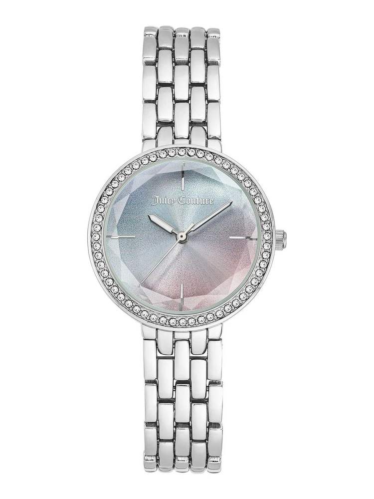Silver Metal Dress Watch