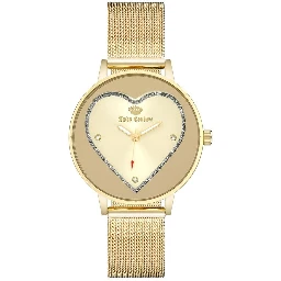 Gold Stainless Steel Dress Watch