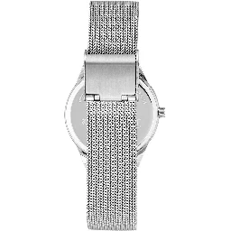 Silver Stainless Steel Dress Watch