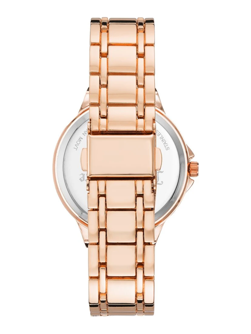 Multicolor Metal Dress Watch