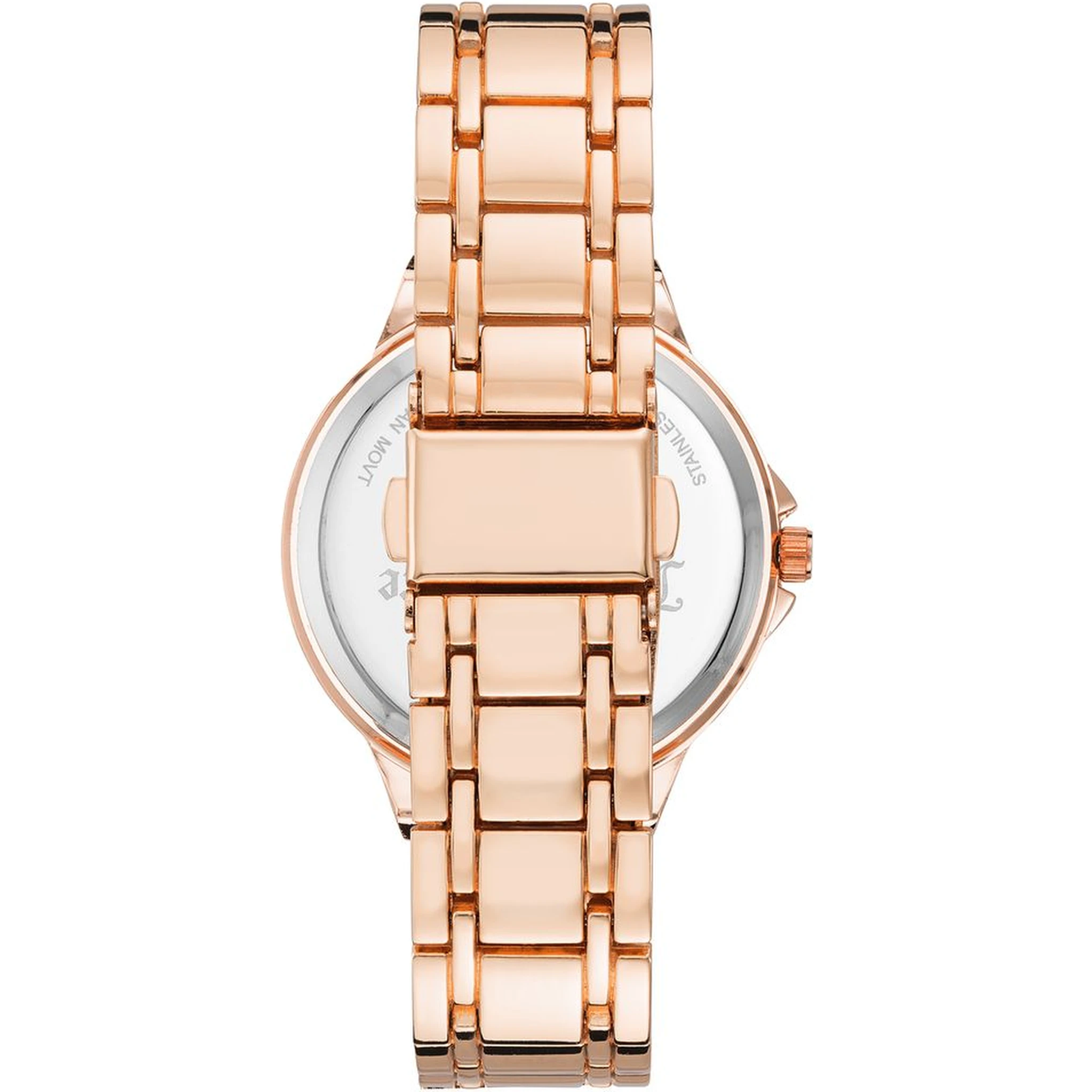 Multicolor Metal Dress Watch