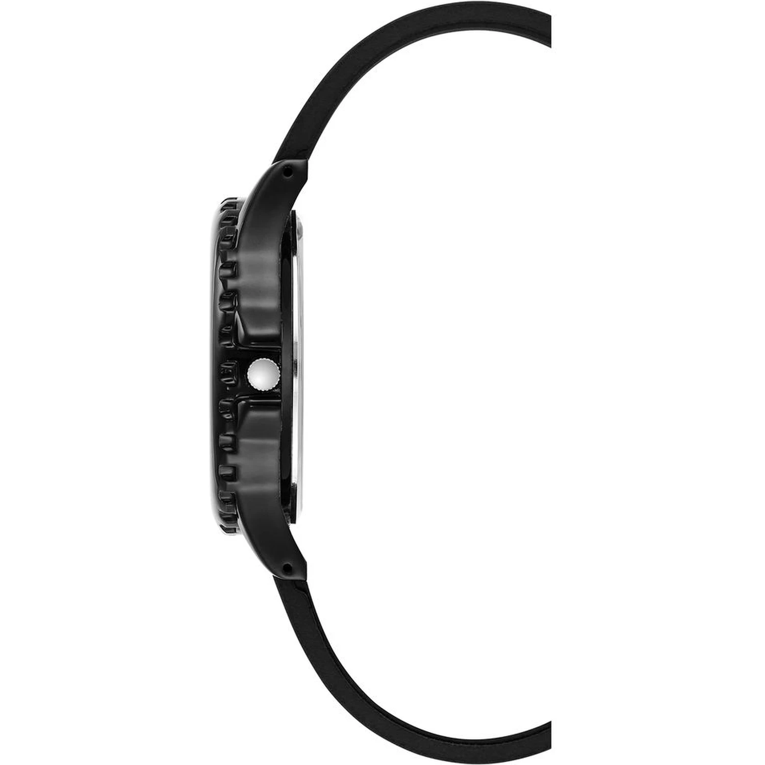 Black Synthetic Bracelet Watch