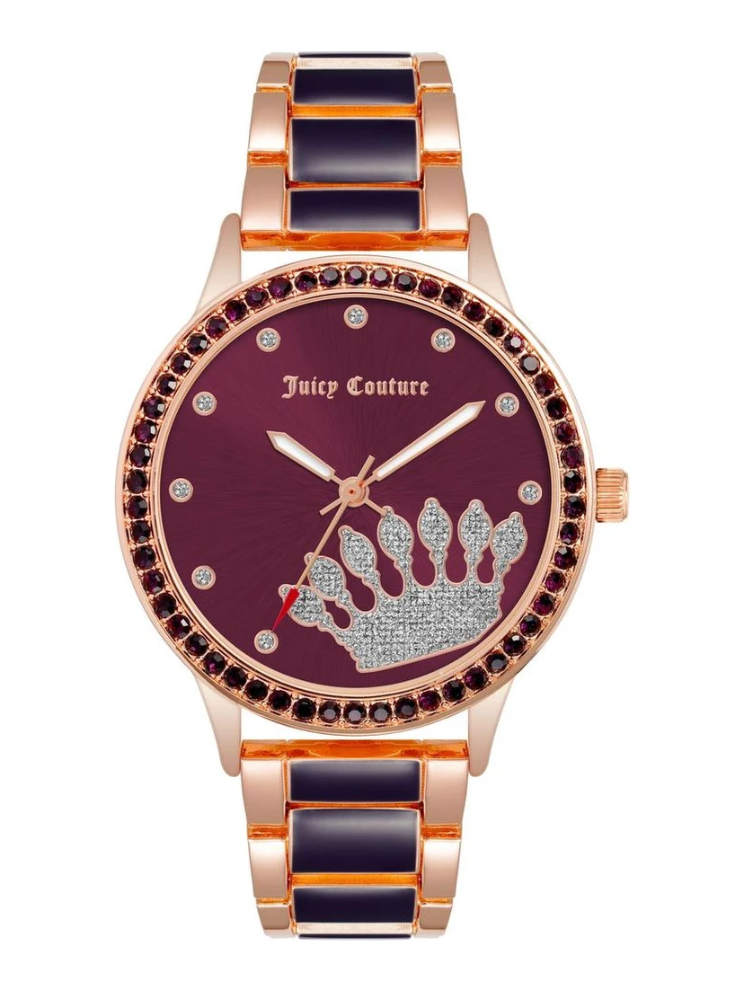 Multicolor Metal Dress Watch