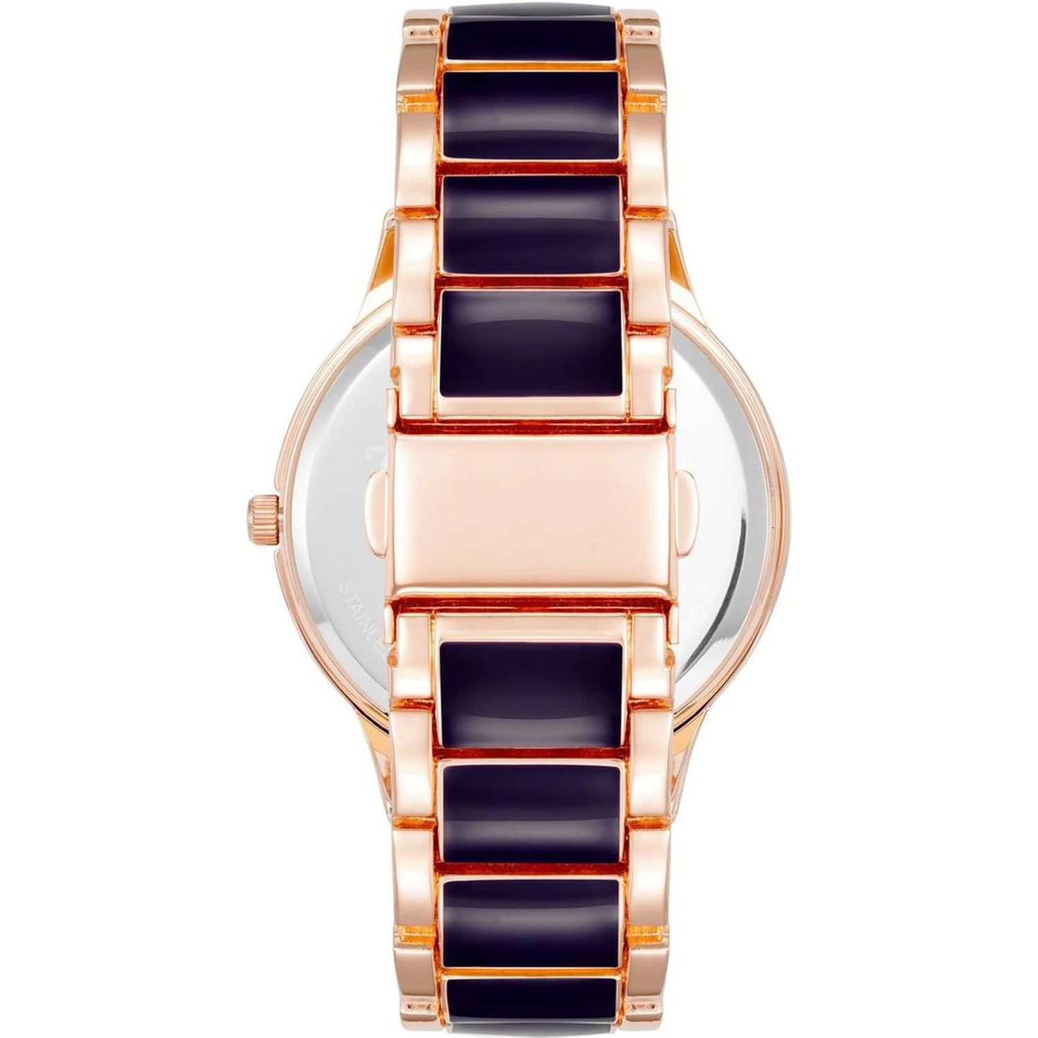 Multicolor Metal Dress Watch