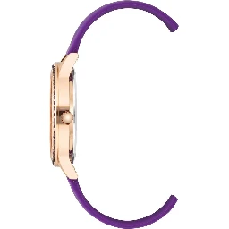 Purple Synthetic Dress Watch