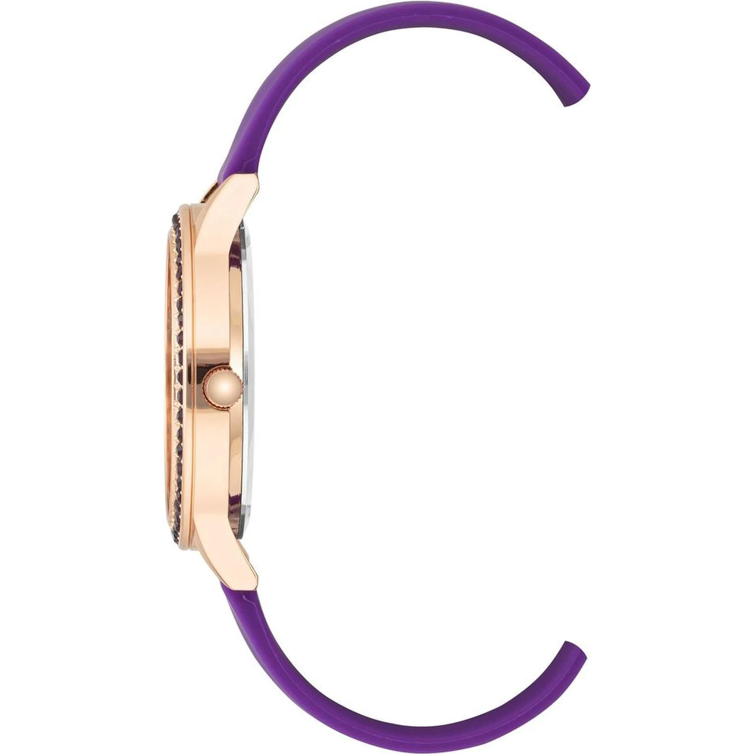 Purple Synthetic Dress Watch