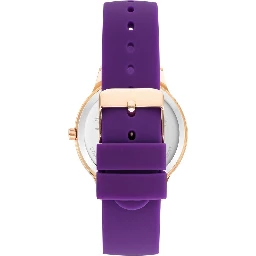 Purple Synthetic Dress Watch