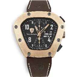 Black Leather Dress Watch