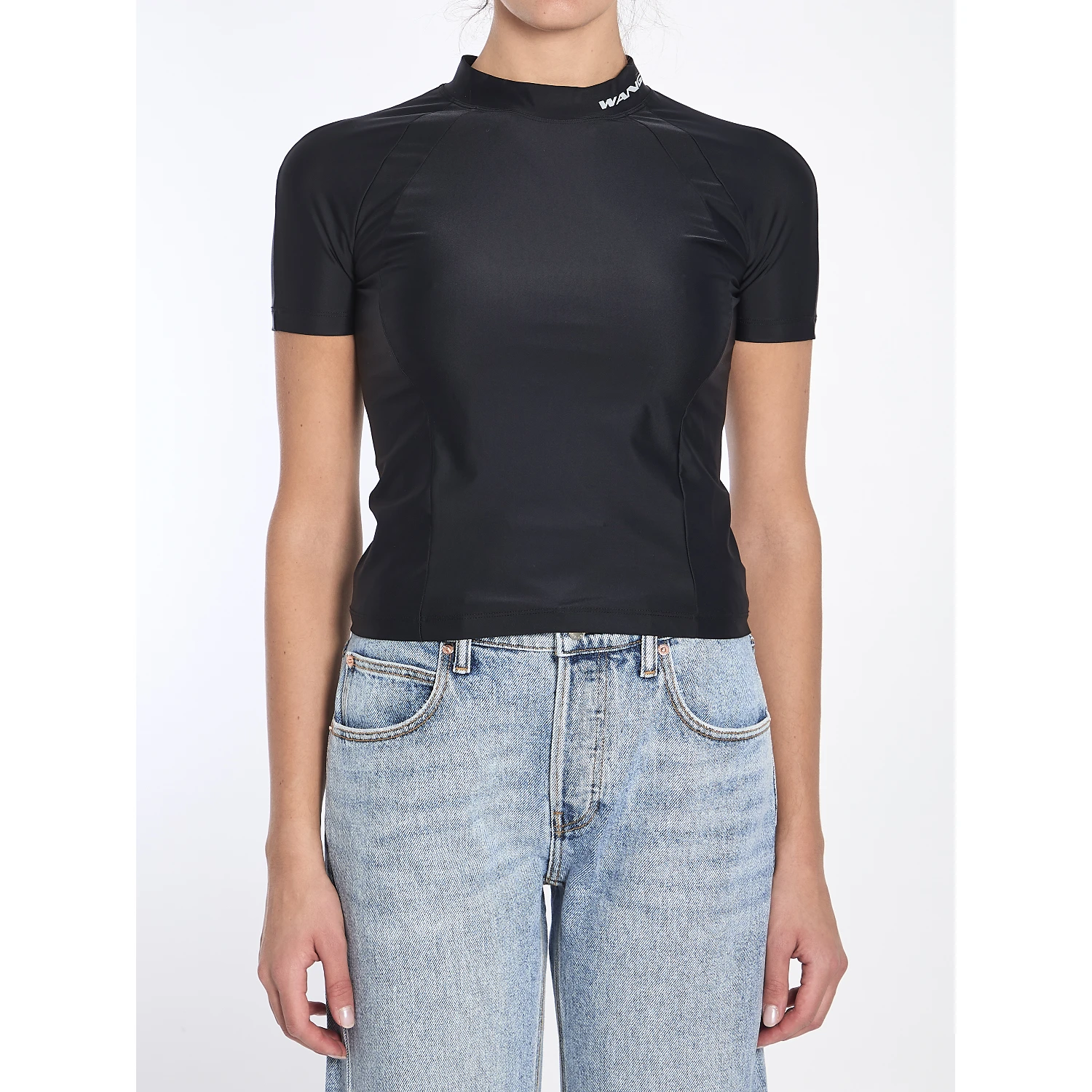 Rash guard t-shirt with logo