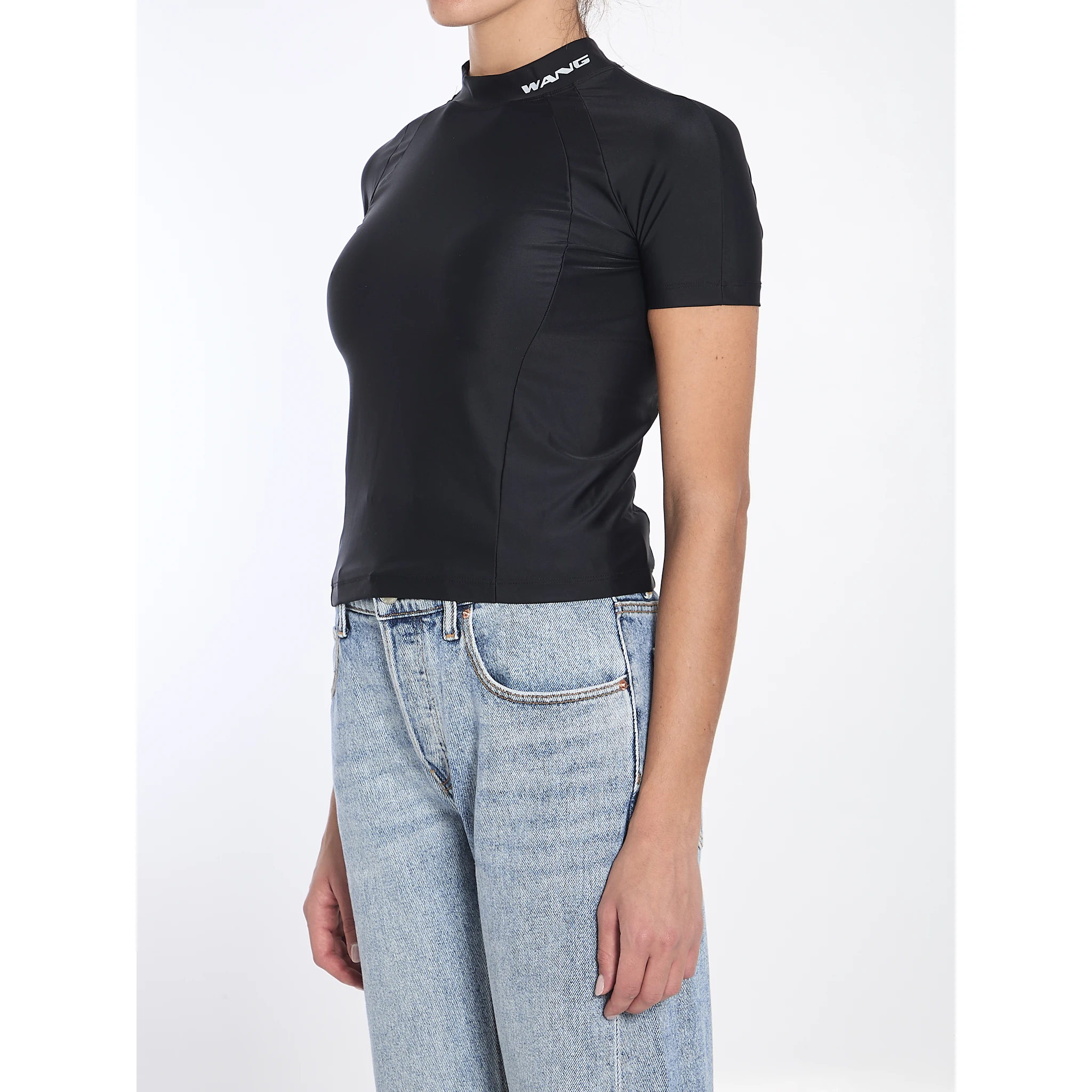 Rash guard t-shirt with logo