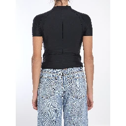 Rash guard t-shirt with logo