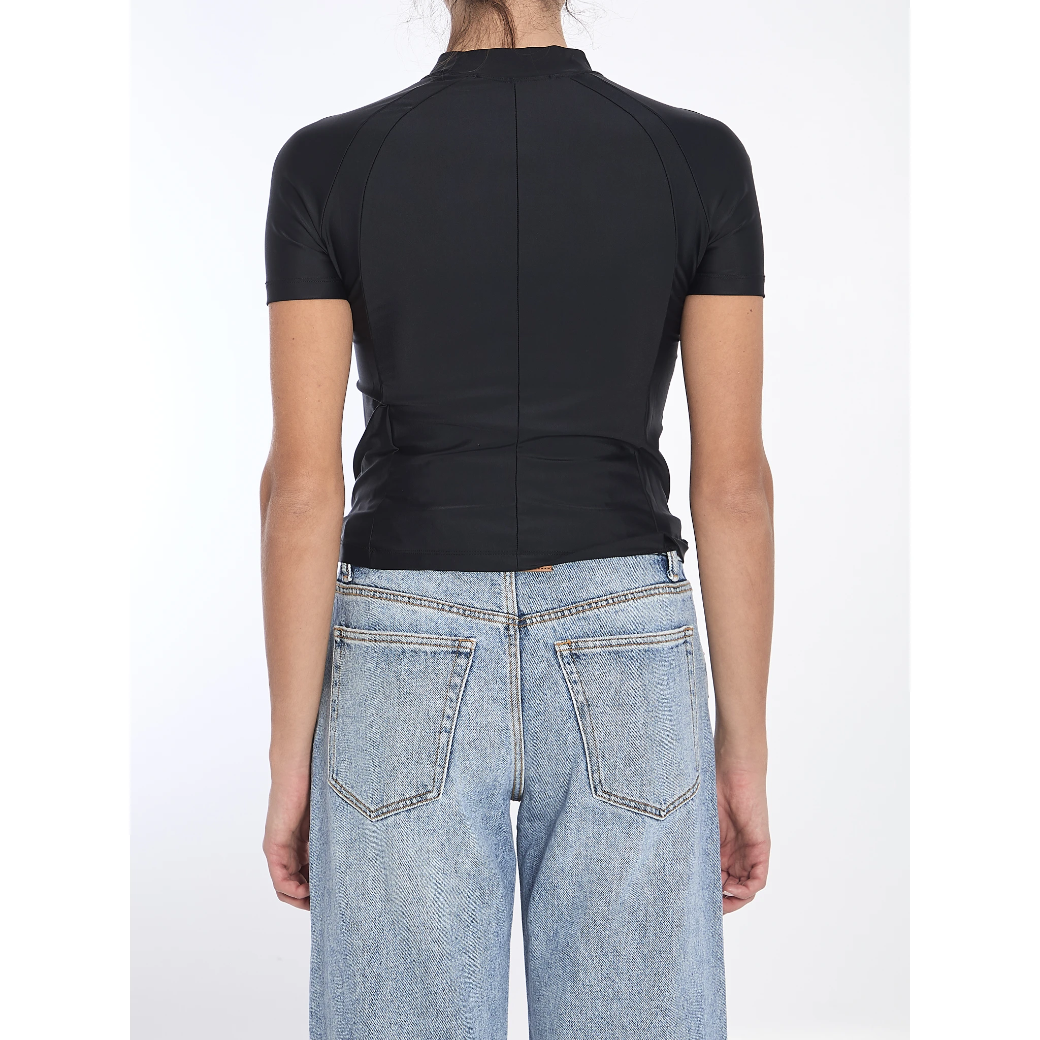 Rash guard t-shirt with logo