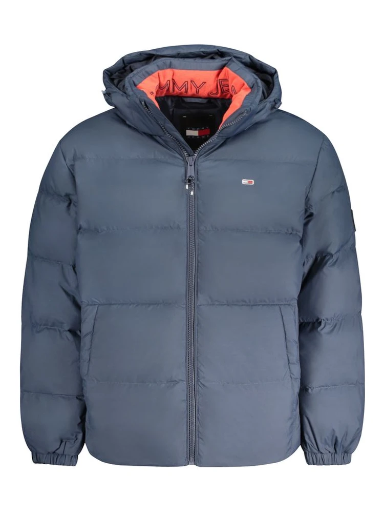 Blue Polyester Jackets & Coat