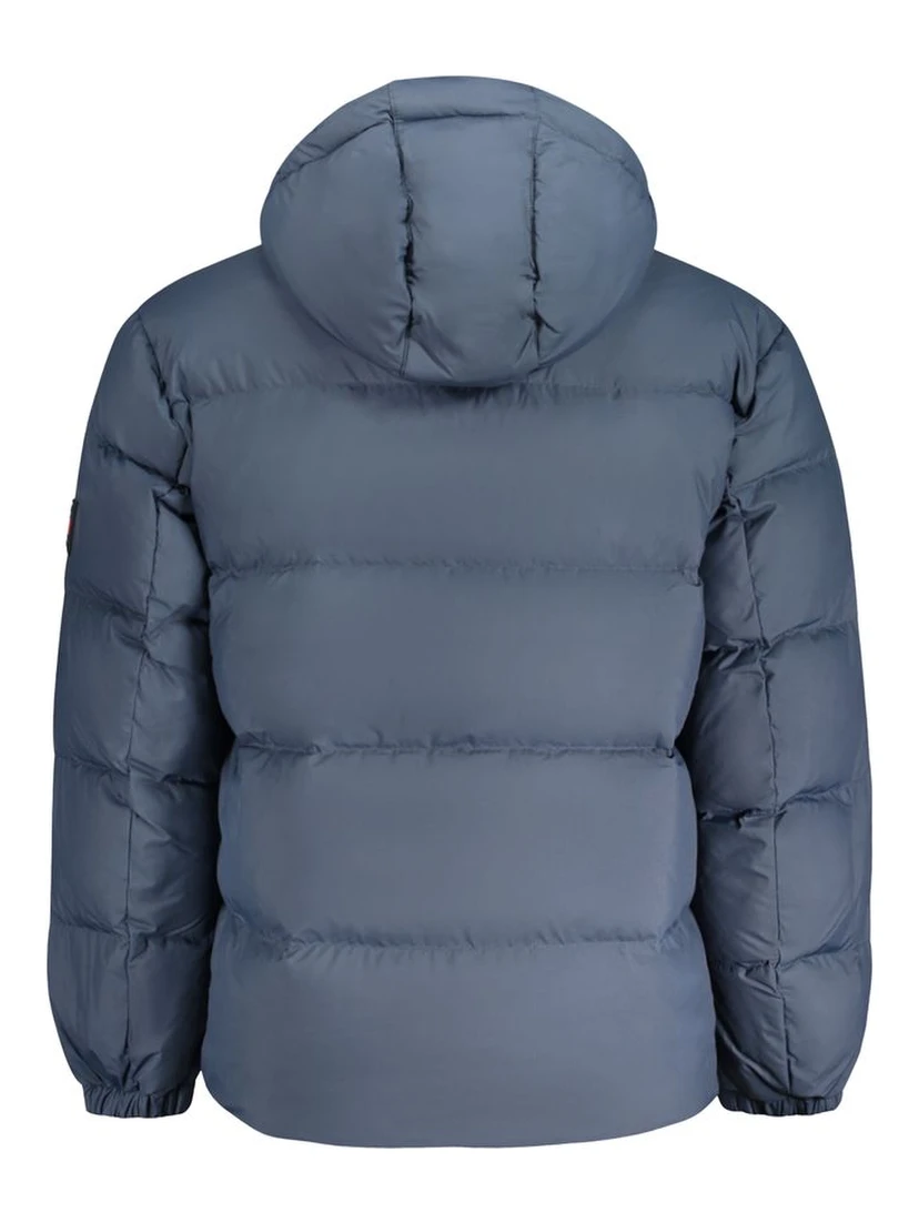 Blue Polyester Jackets & Coat