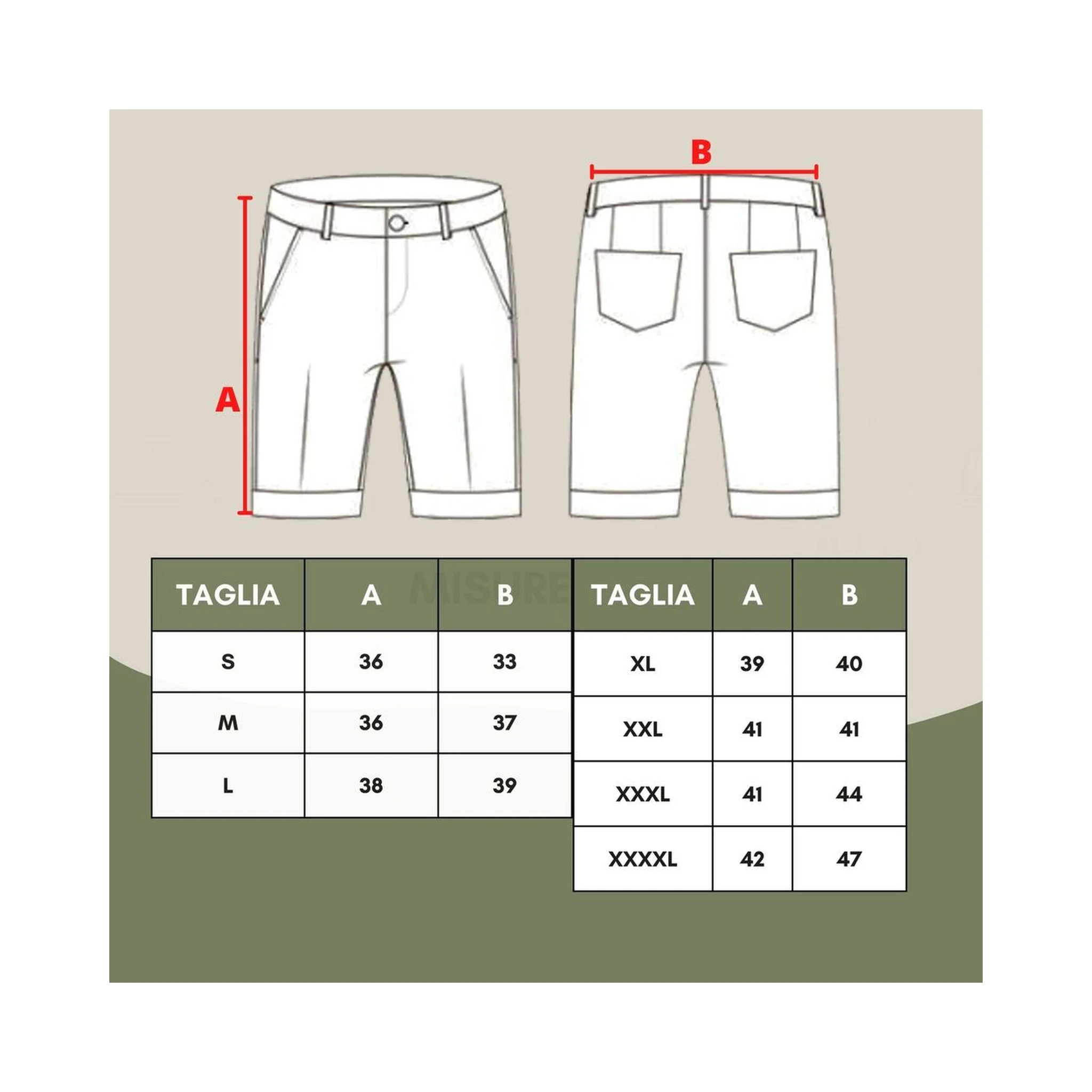 Red Polyester Swim Shorts