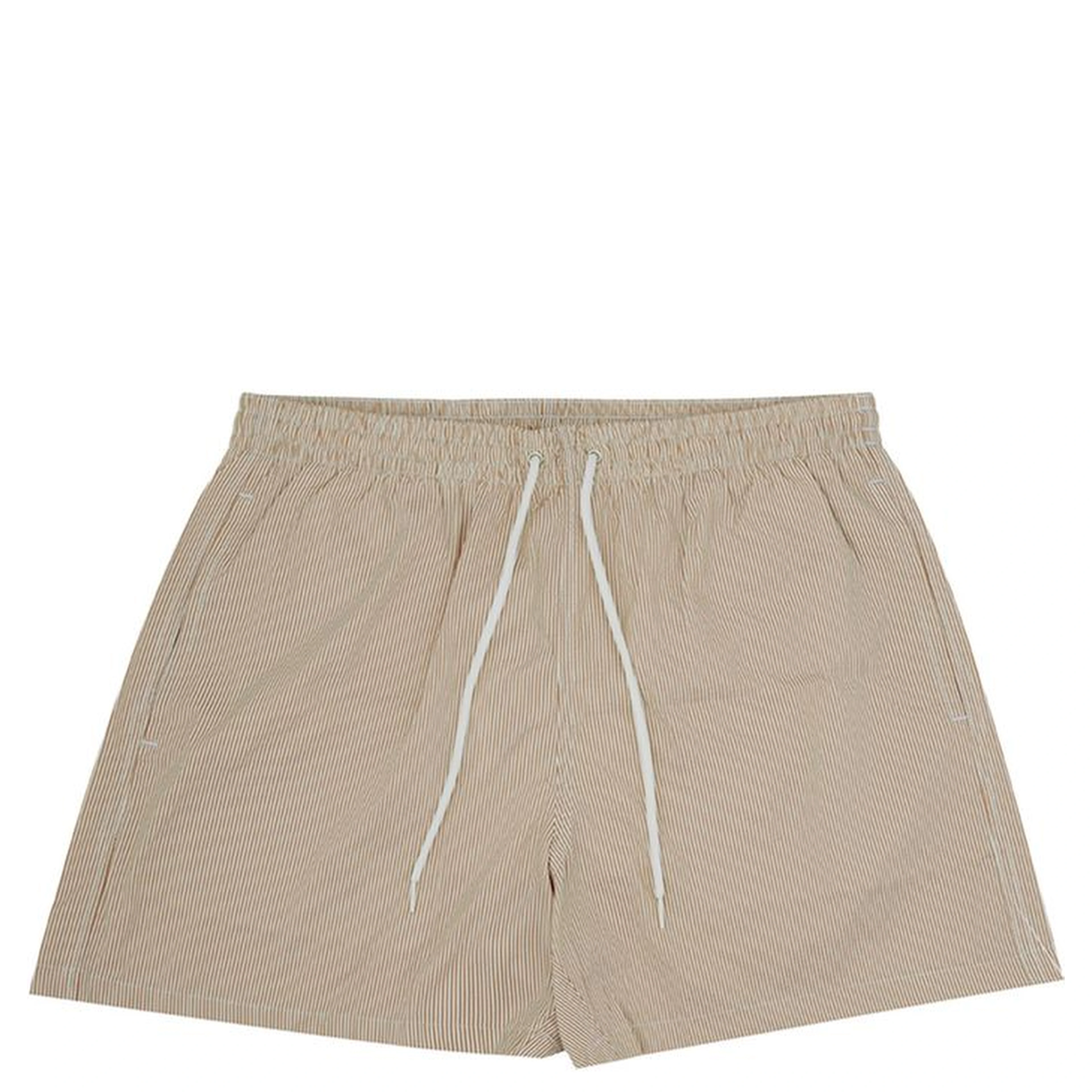 Beige Polyester Shorts
