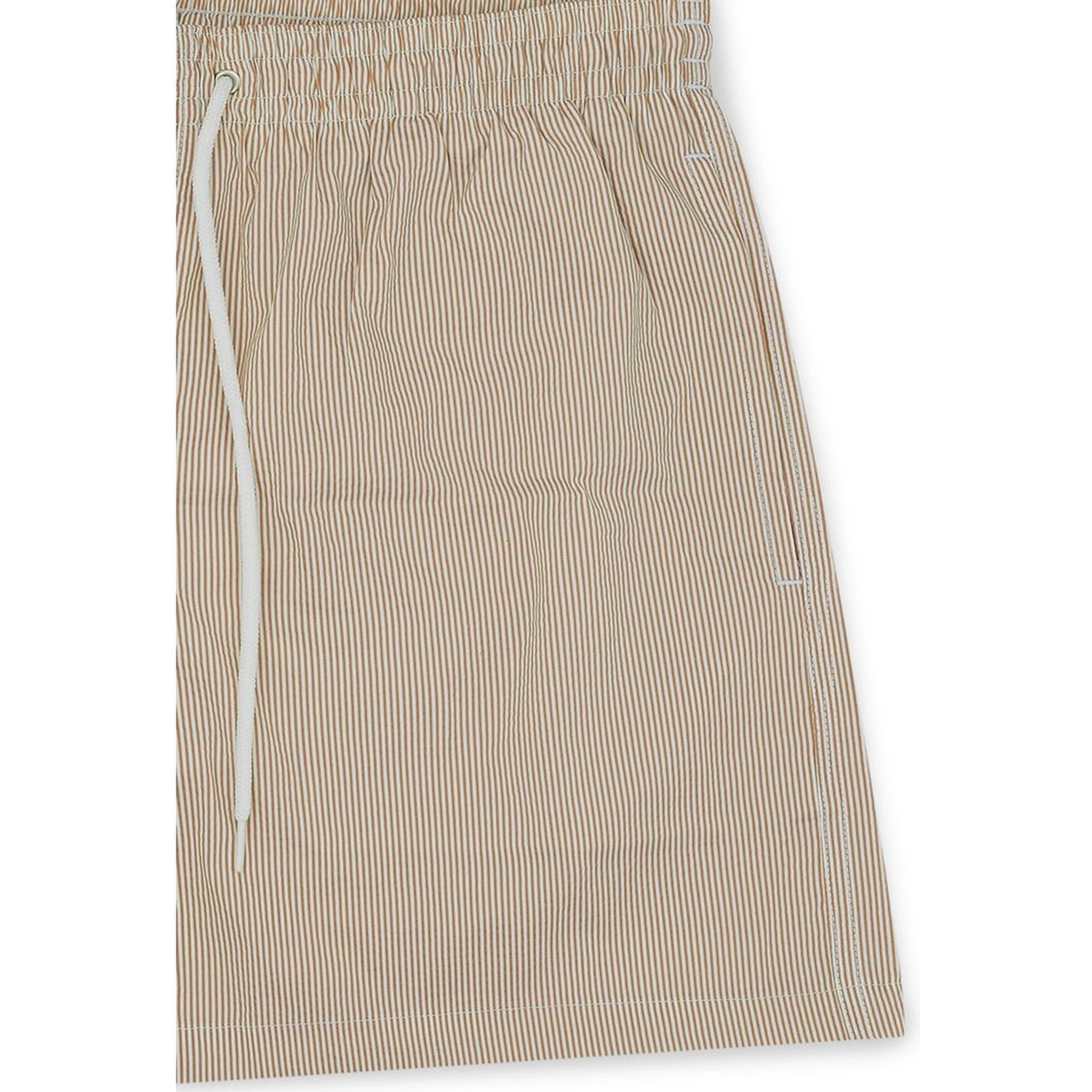 Beige Polyester Shorts