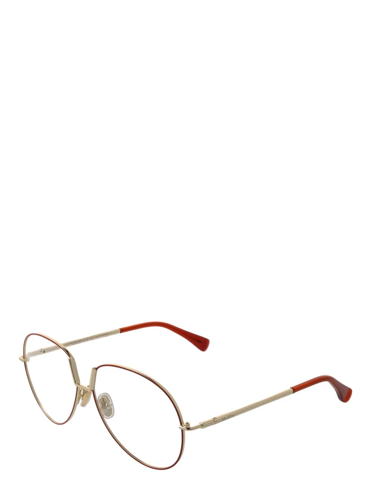 Orange Metal Glasses (Frames)