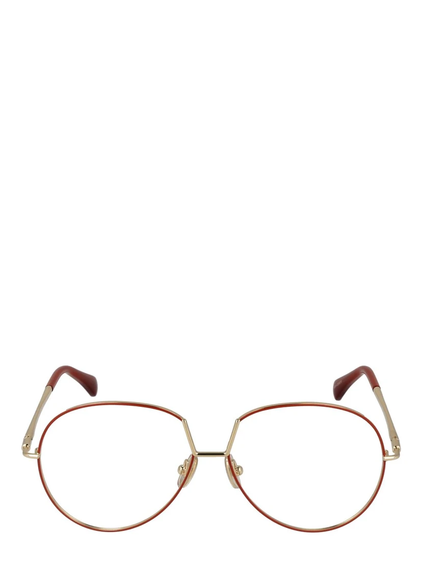 Orange Metal Glasses (Frames)