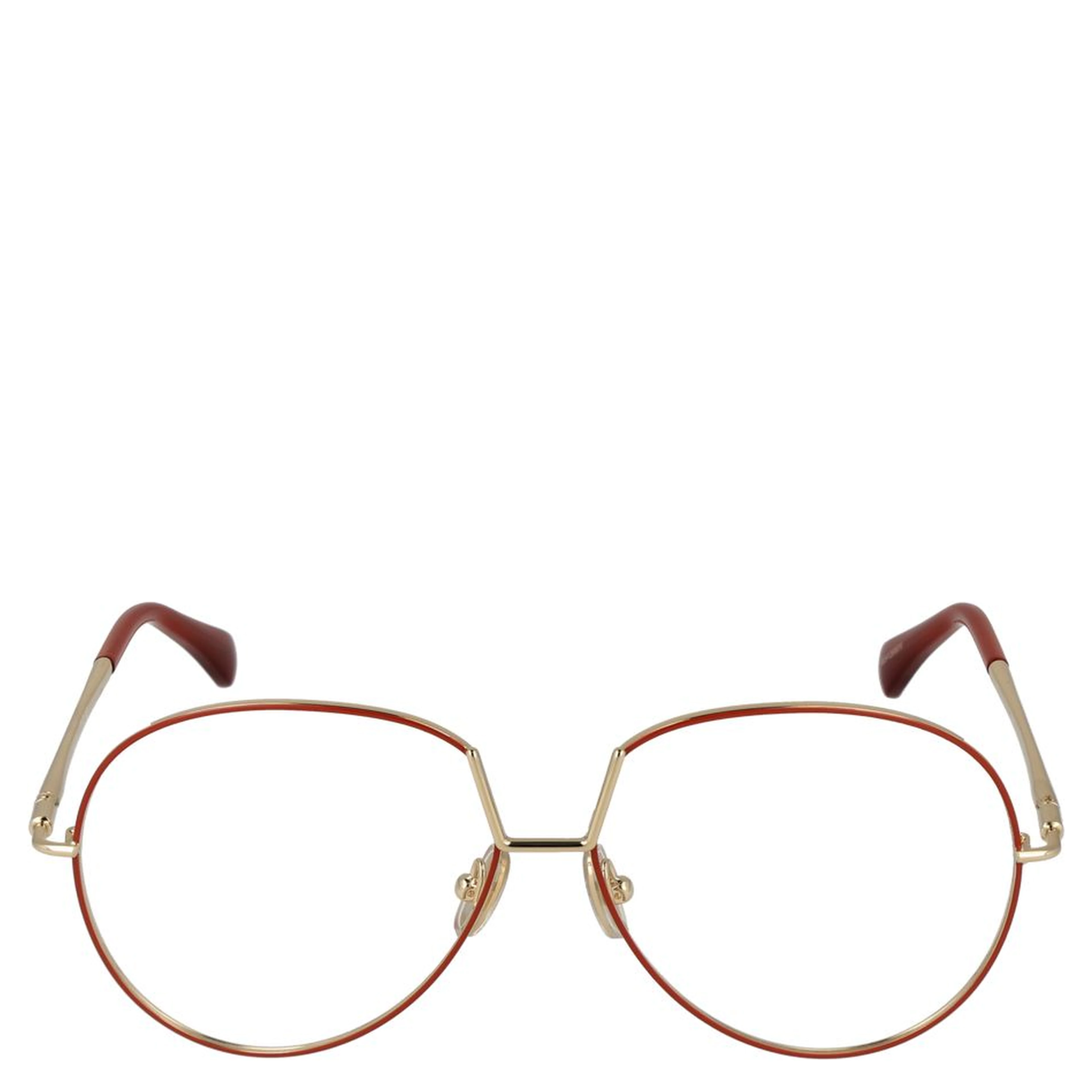 Orange Metal Glasses (Frames)