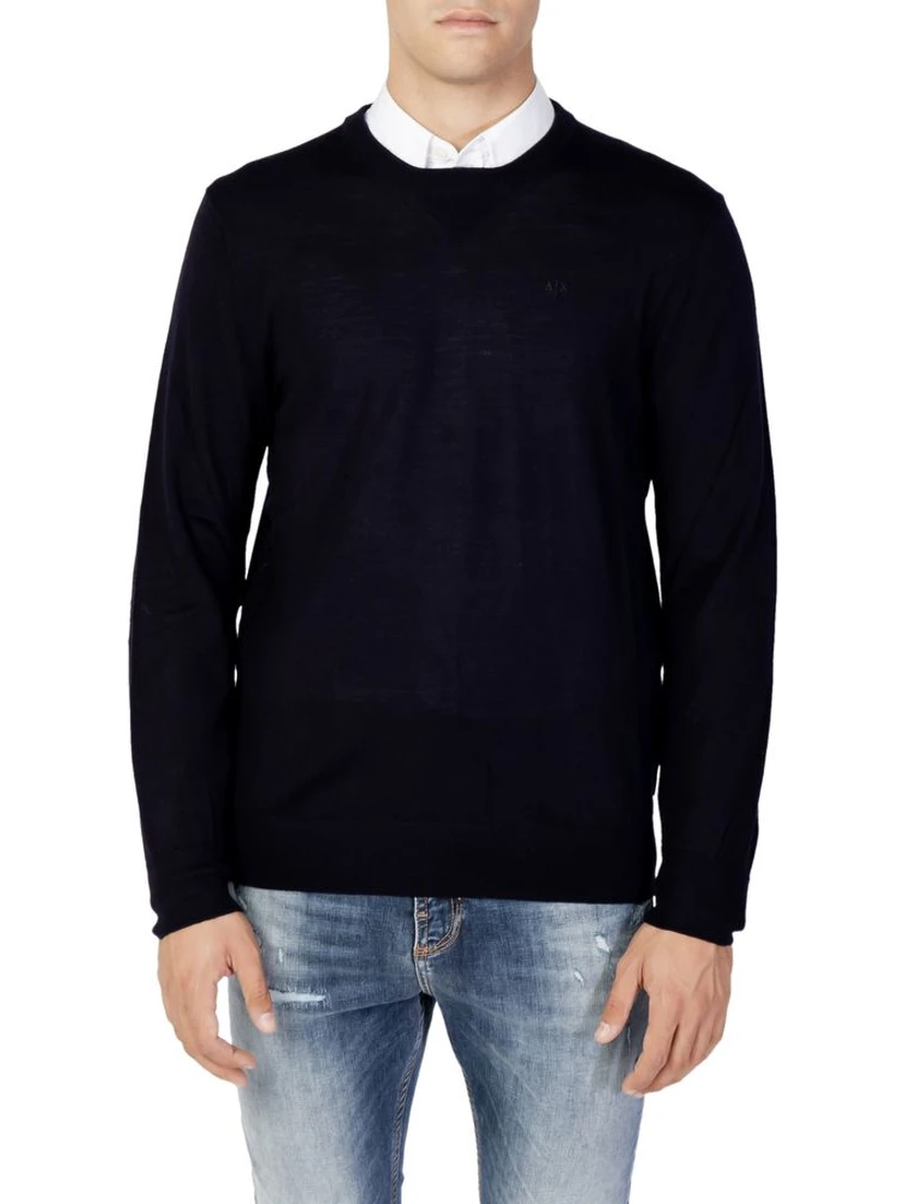 Blue Wool Sweatshirt