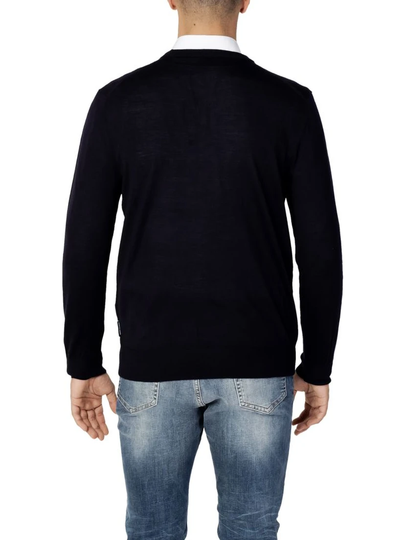 Blue Wool Sweatshirt