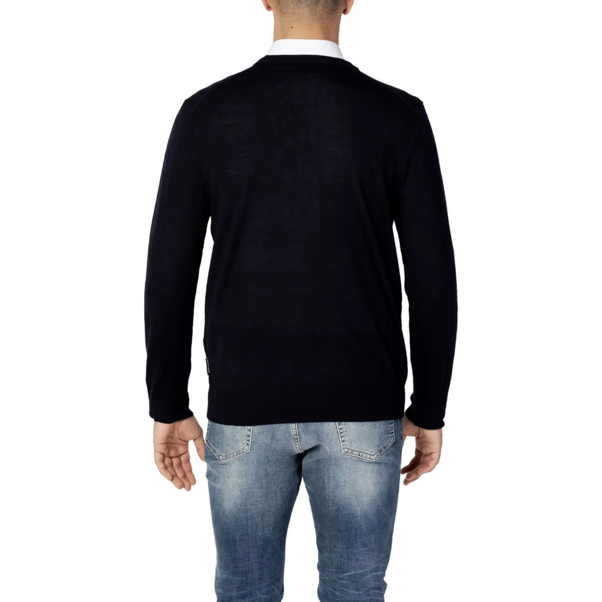 Blue Wool Sweatshirt