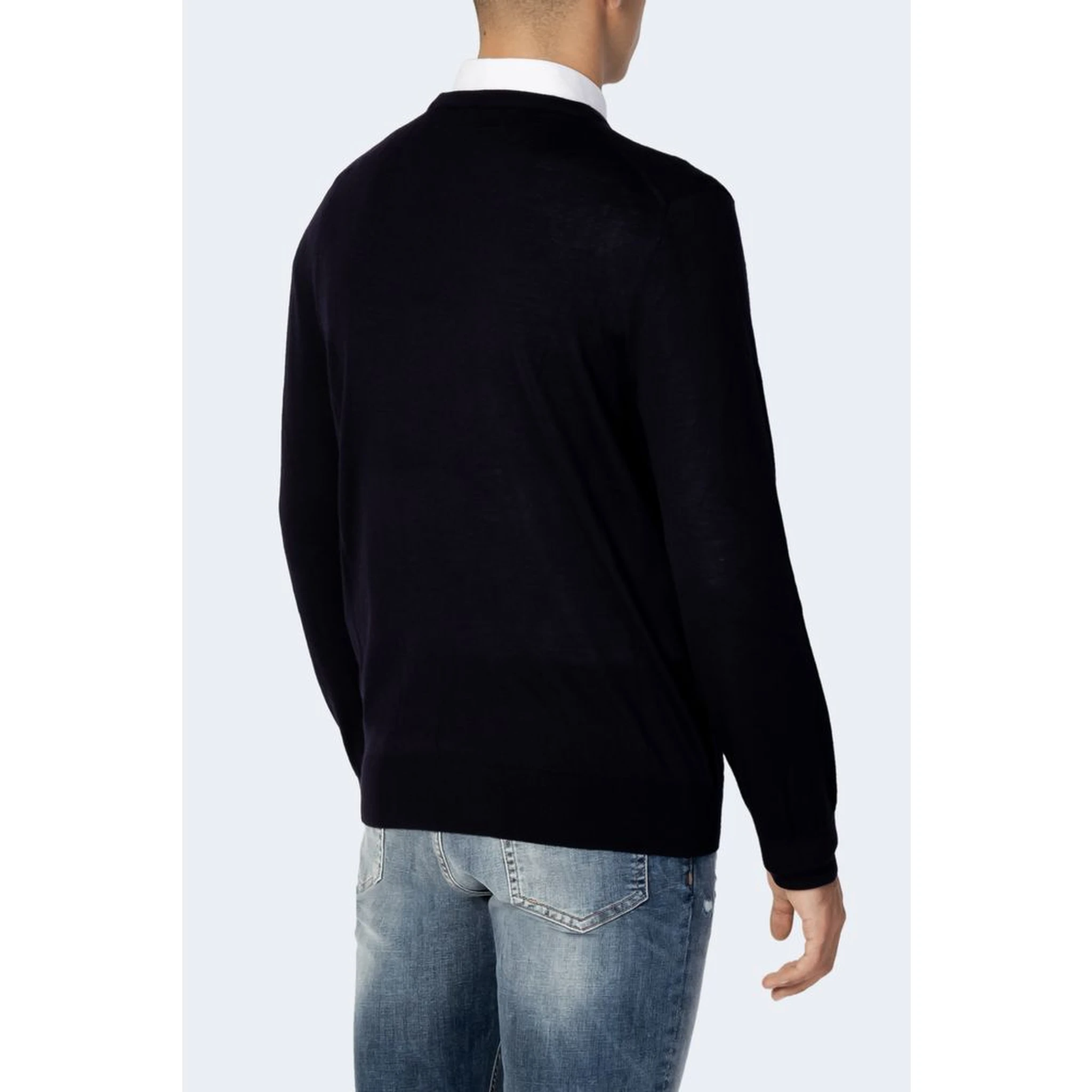 Blue Wool Sweatshirt