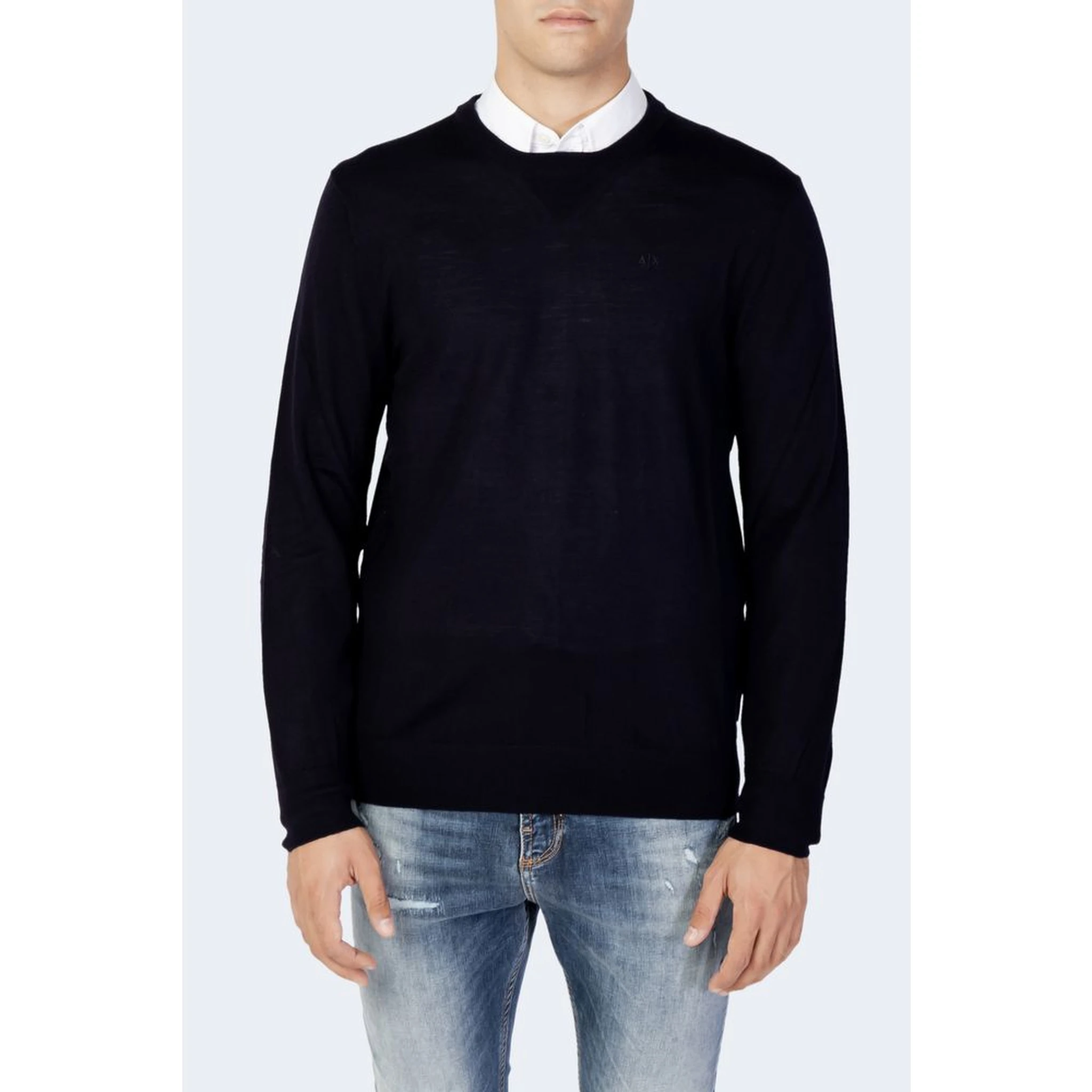 Blue Wool Sweatshirt