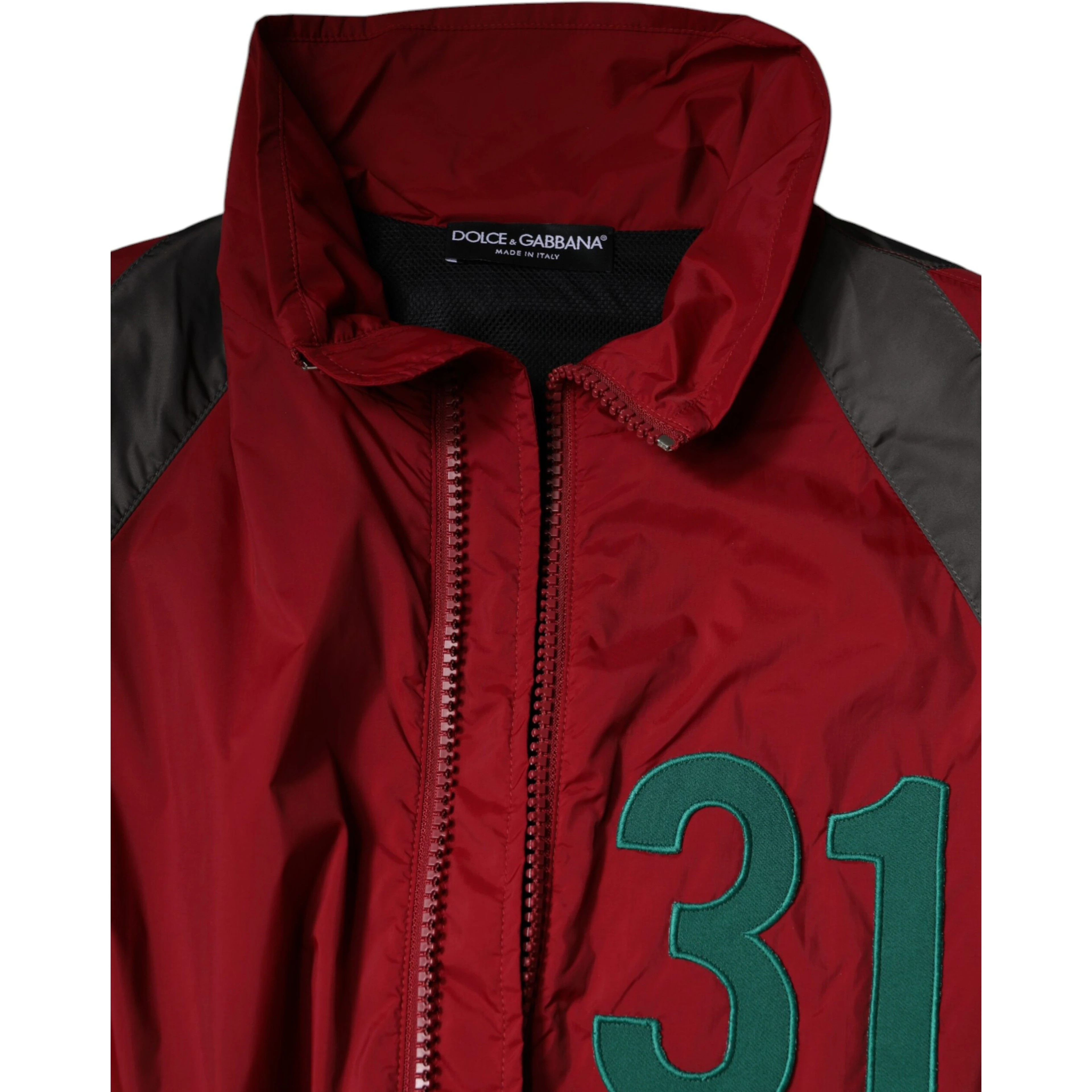 Multicolor Nylon Full Zip Windbreaker Jacket