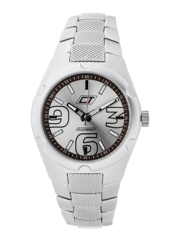 Silver Stainless Steel Dress Watch