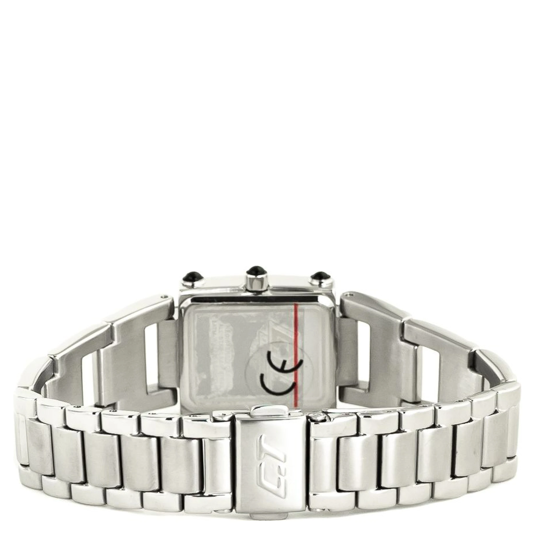 ساعة يد رسمية من الفولاذ المقاوم للصدأ الفضي