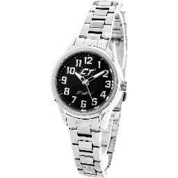 Silver Stainless Steel Dress Watch