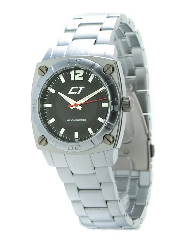 Silver Aluminum Dress Watch