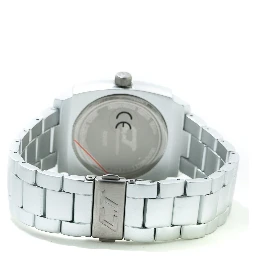 Silver Aluminum Dress Watch