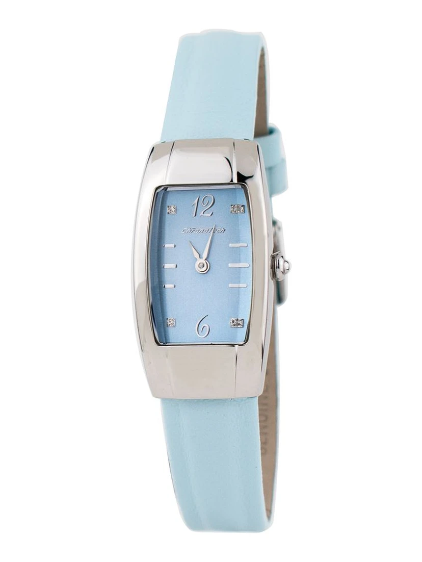 Blue Leather Dress Watch