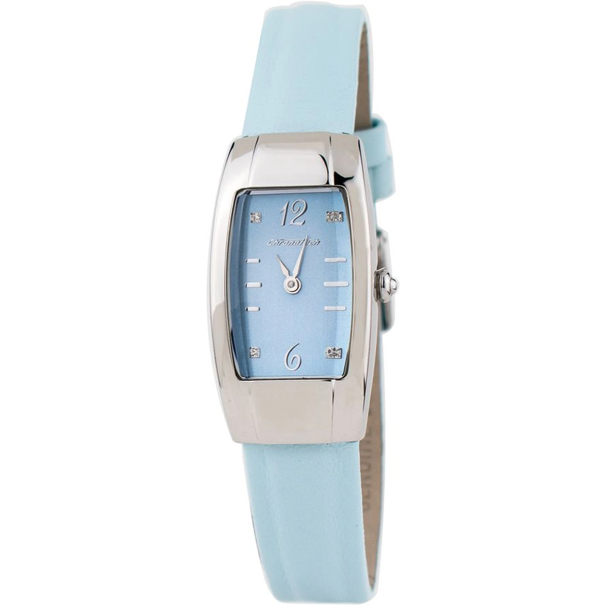 Blue Leather Dress Watch