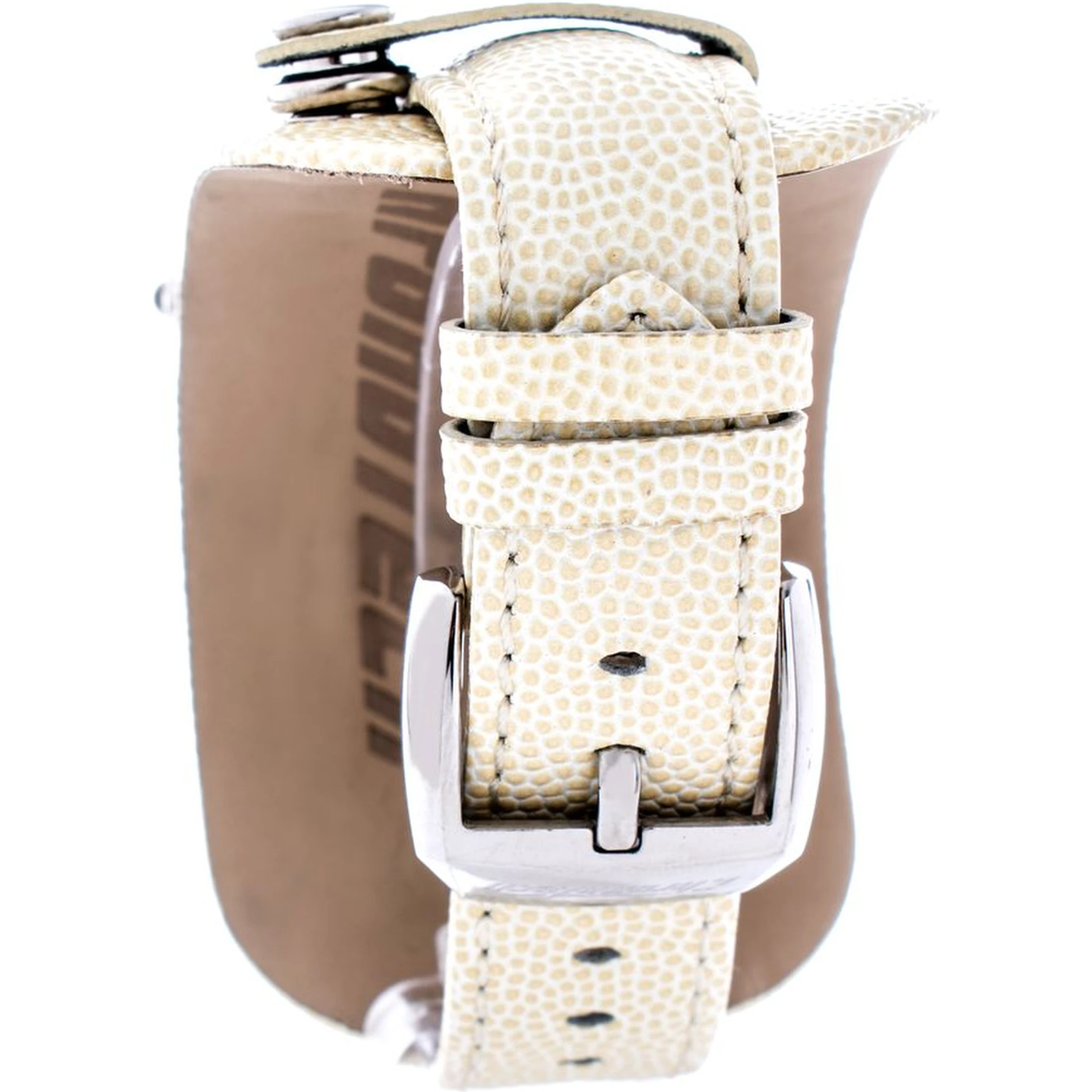 Beige Leather Bracelet Watch