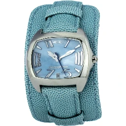 Green Leather Dress Watch
