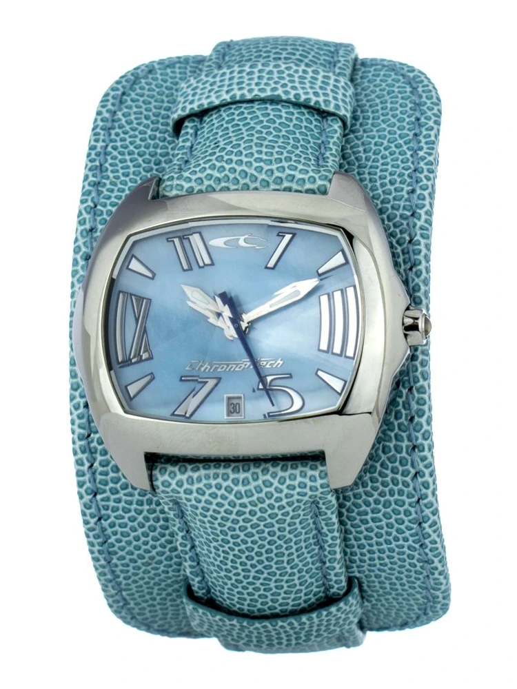 Green Leather Dress Watch